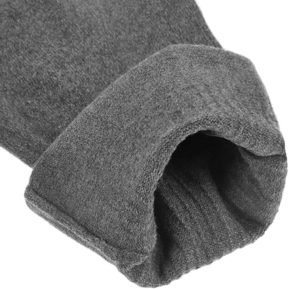 KEINXS Men Women Cashmere Knee Braces Supports Leg Warmer Winter Warm Thermal Wool Cycling Ski Running Knee Brace Pad Thicken Knee Pads Sleeve Knee Warmers 1 Pair(Free Size) Free Size none