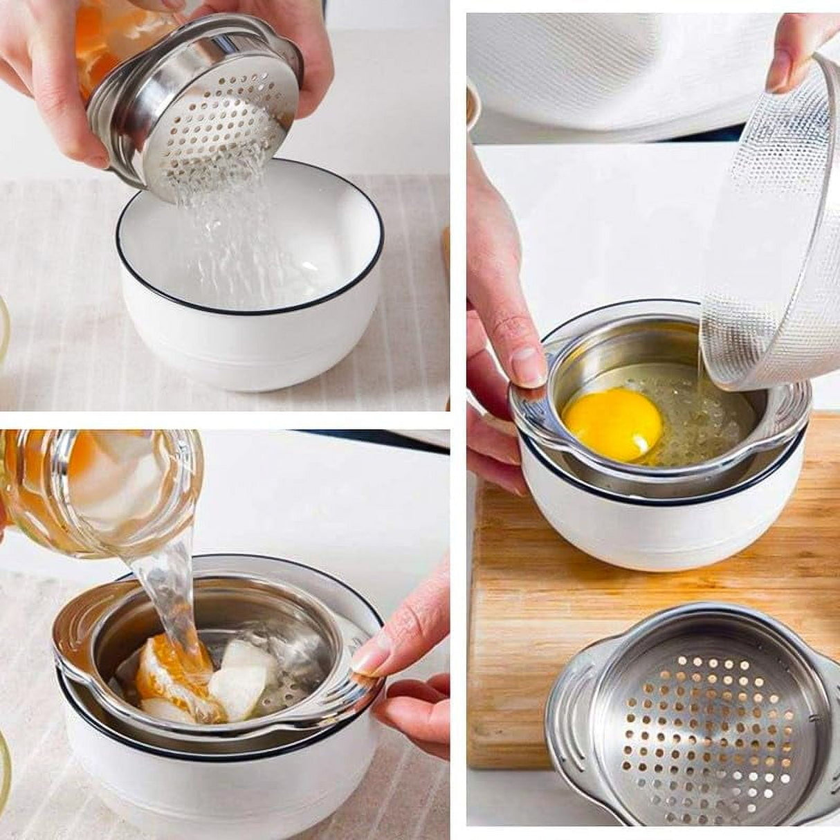 Tuna Can Strainer, 2024 New Food Grade Stainless Steel Tuna Can Strainer Press, Food Strainer, Can Colander for Home Kitchen (1 PC) 1Pack