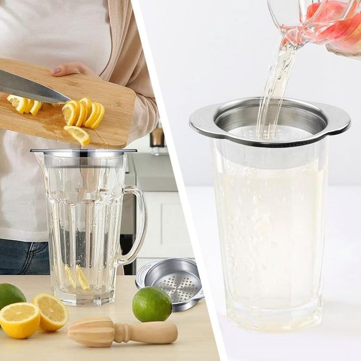 Tuna Can Strainer, 2024 New Food Grade Stainless Steel Tuna Can Strainer Press, Food Strainer, Can Colander for Home Kitchen (1 PC) 1Pack