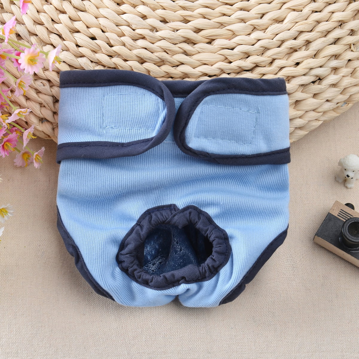 Comfortable Dog Underwear Dog Diapers Pants Male Female to Put On/Off Breathable Physiological Pants Reusable Sanitary Panties for Small to Large Dogs Pet (1pcs, Pink, XL) L Pink