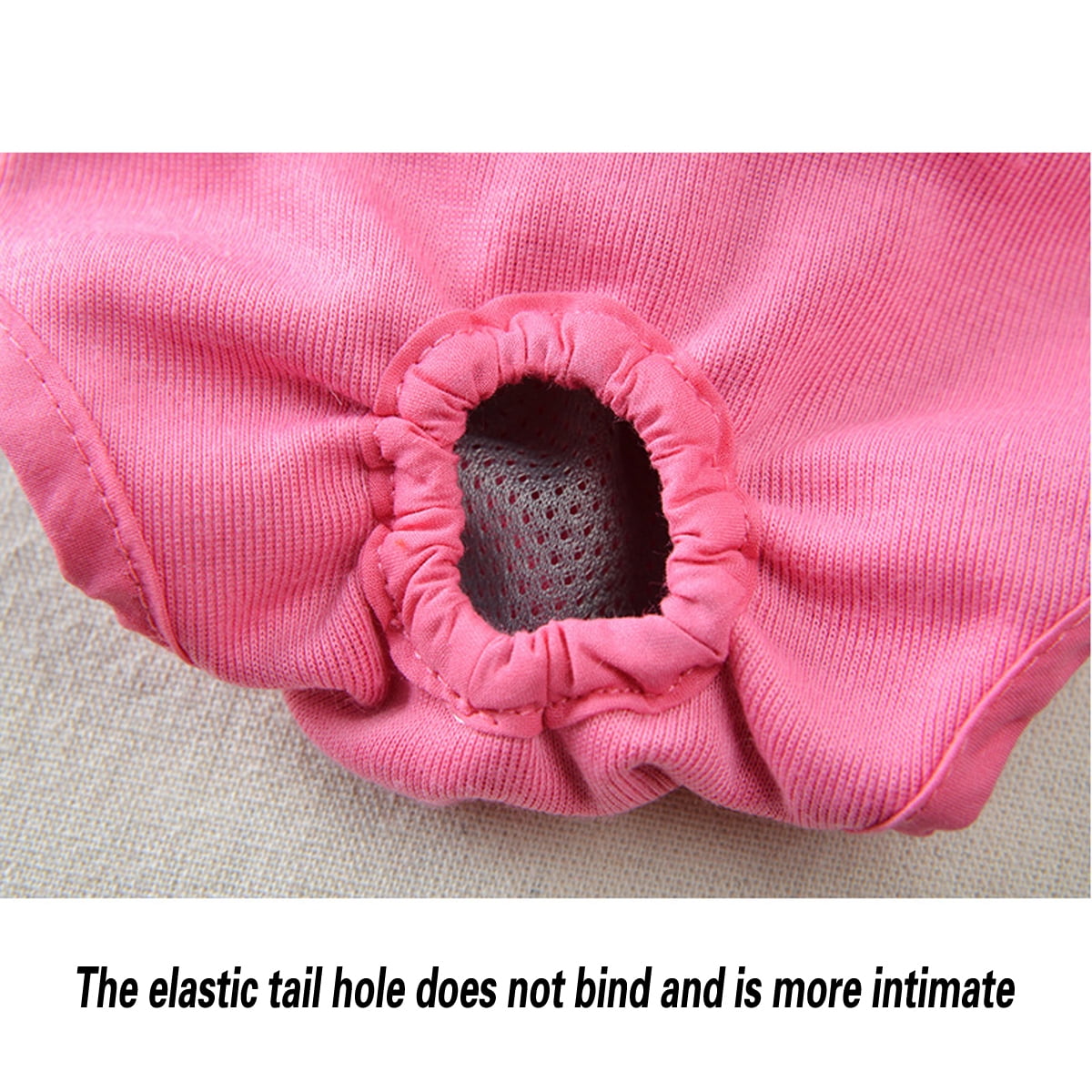 Comfortable Dog Underwear Dog Diapers Pants Male Female to Put On/Off Breathable Physiological Pants Reusable Sanitary Panties for Small to Large Dogs Pet (1pcs, Pink, XL) XL Pink