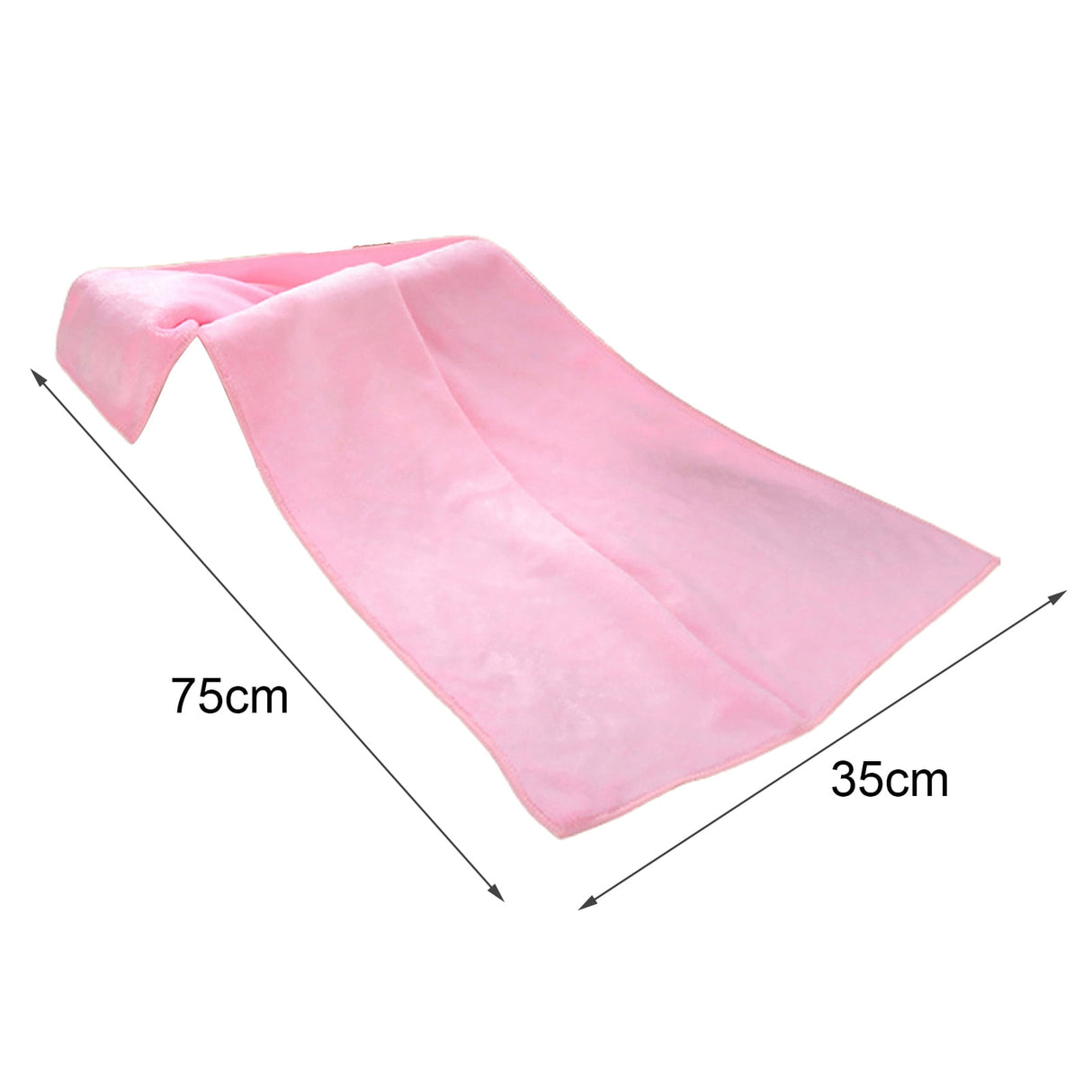 1Pc Microfiber Hair Towel Soft Super Absorbent Microfiber Microfiber Hair Towel Wraps Women for Gym Grey