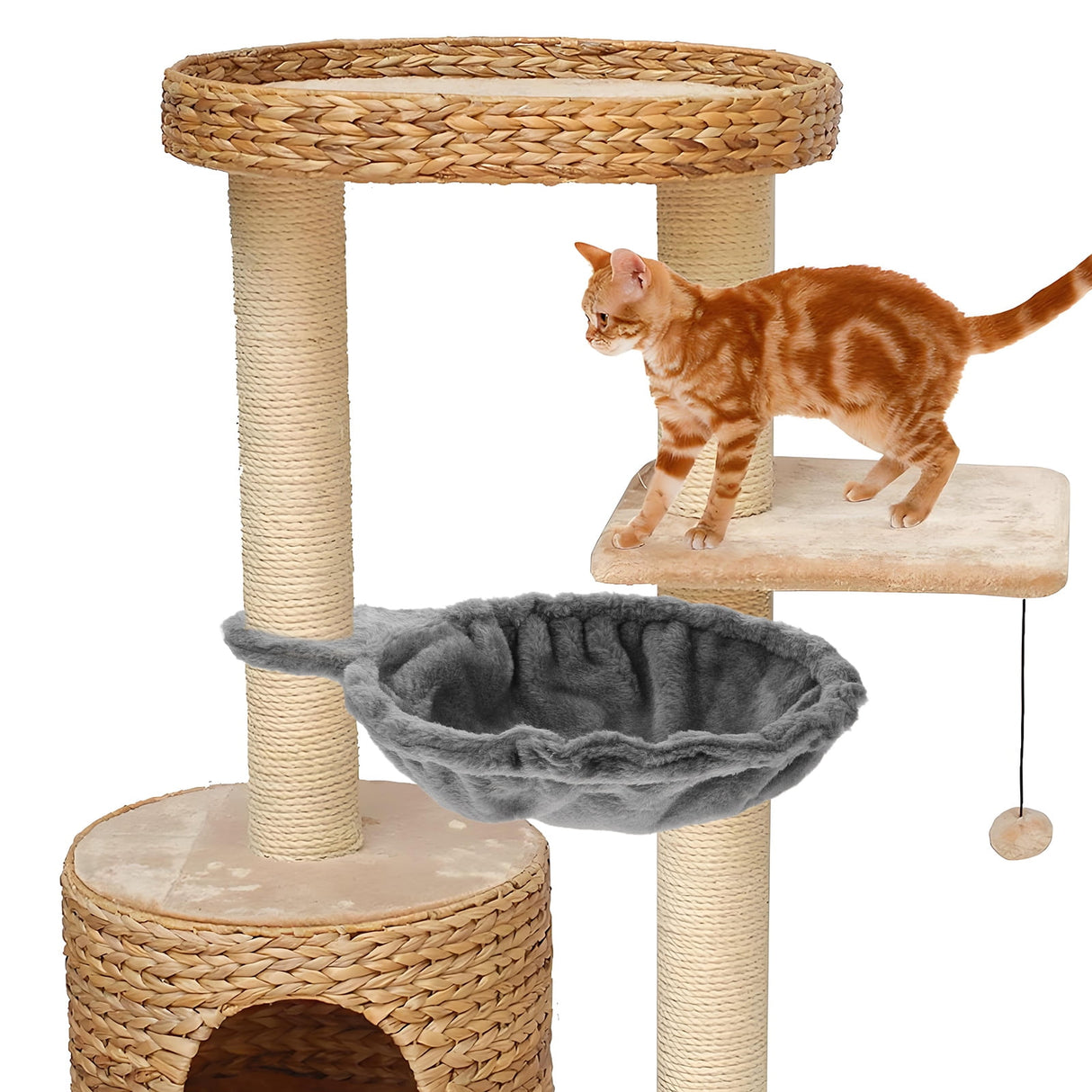 Large Cat Tree Hammock Bed Attachment Deep Basket Replacement Part Accessory