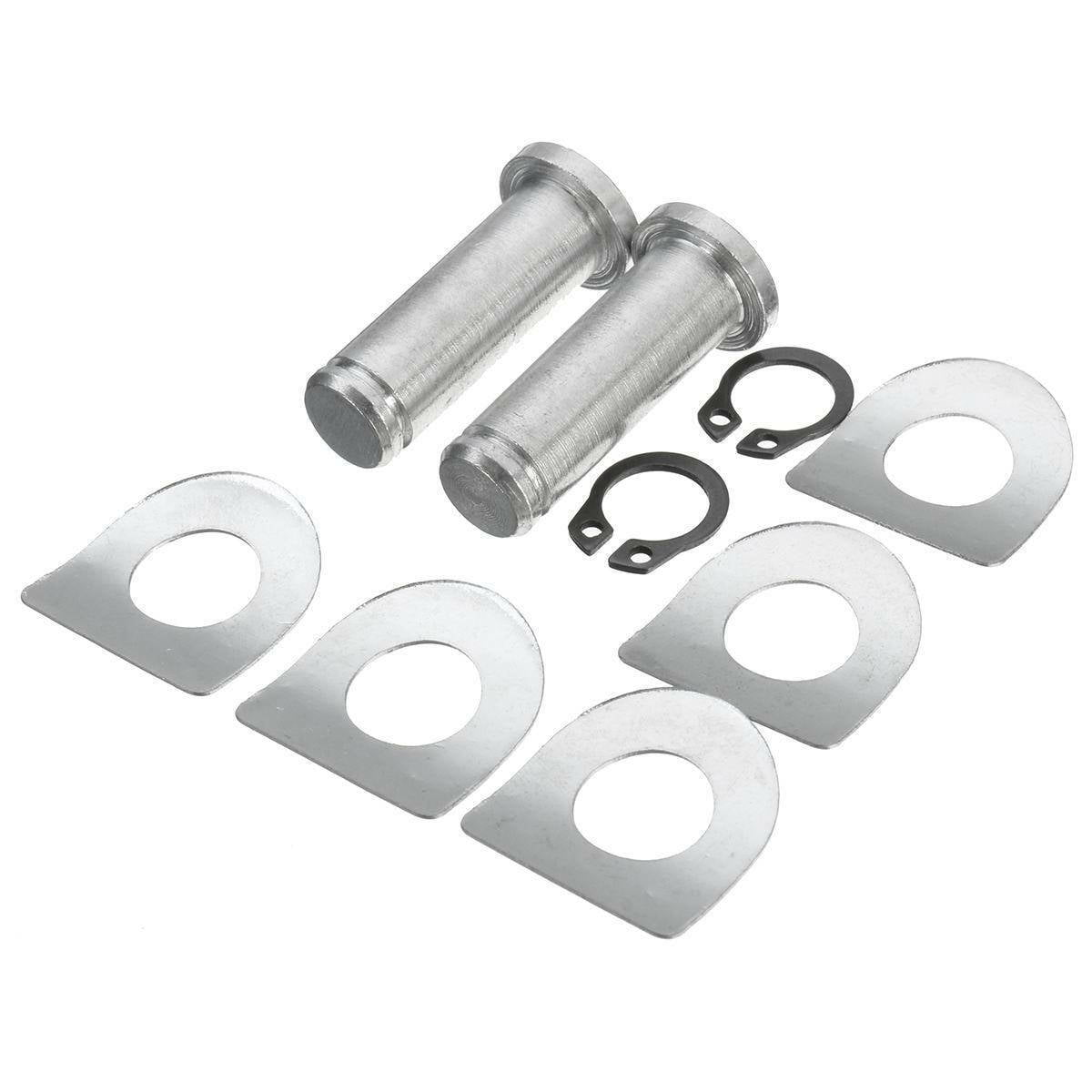 Universal Motorcycle Foot Peg Mounting Pins Kit Motorcycle Foot Pegs Foot Pegs Mount Bolt Pins Washers Kit Compatible compatible for motorcycle 3.00X1.10X1.10CM Silver