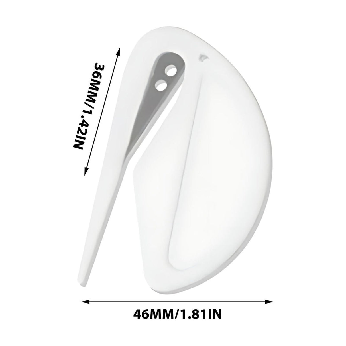 Letter Opener Envelope Slitter, Envelope Opener, Mail Opener, Wrapping Paper Cutter, Package Opener White