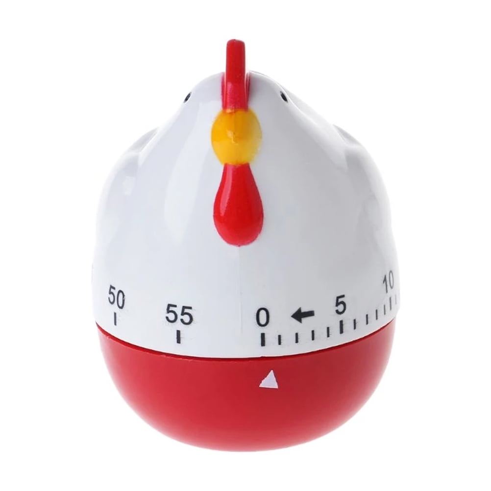 Timer Kitchen Chicken Cooking Baking Egg Alarm Countdown Timers Manual Chef 60 Kids Reminder Up Wind Mechanical Pattern