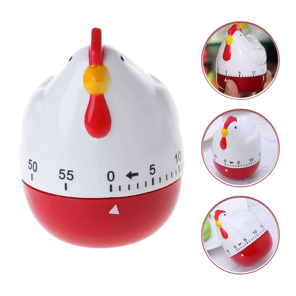 Timer Kitchen Chicken Cooking Baking Egg Alarm Countdown Timers Manual Chef 60 Kids Reminder Up Wind Mechanical Pattern
