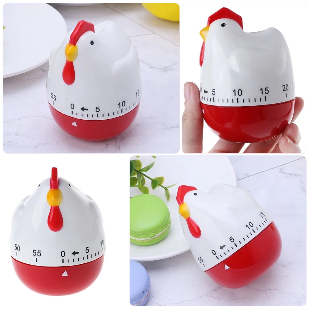 Timer Kitchen Chicken Cooking Baking Egg Alarm Countdown Timers Manual Chef 60 Kids Reminder Up Wind Mechanical Pattern