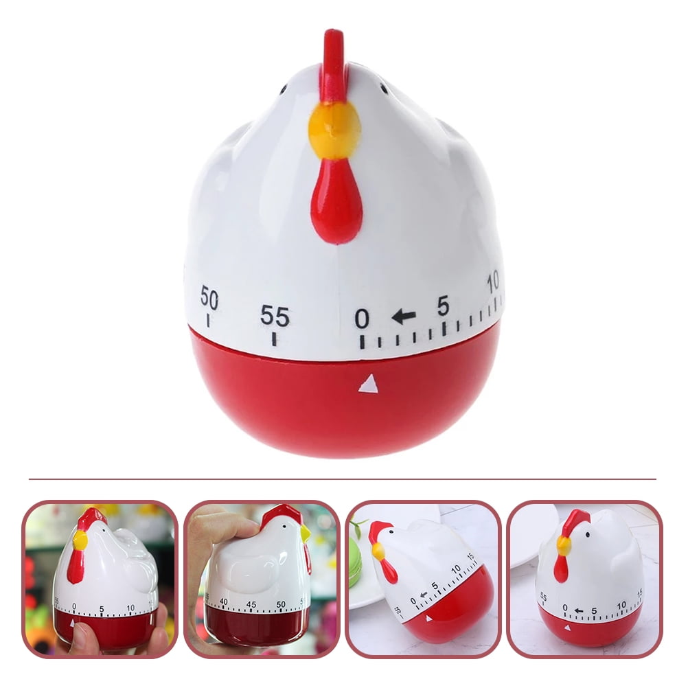 Timer Kitchen Chicken Cooking Baking Egg Alarm Countdown Timers Manual Chef 60 Kids Reminder Up Wind Mechanical Pattern