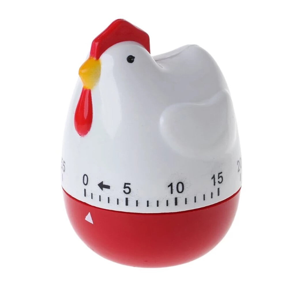 Timer Kitchen Chicken Cooking Baking Egg Alarm Countdown Timers Manual Chef 60 Kids Reminder Up Wind Mechanical Pattern