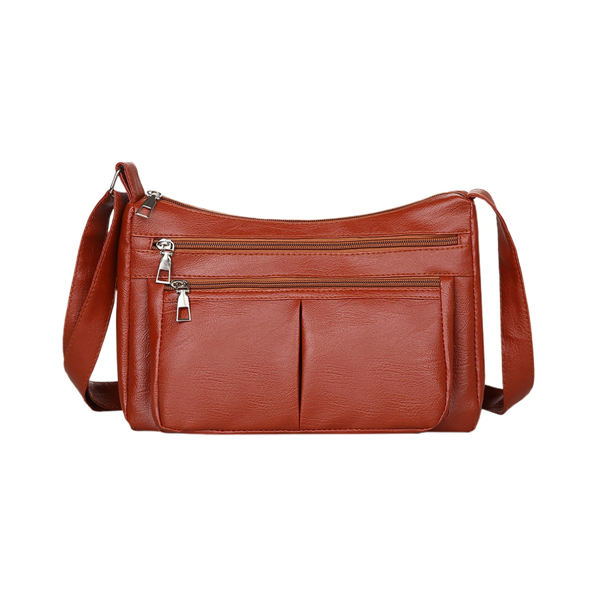 Purses for Women Soft PU Leather Shoulder Bag Ladies Crossbody Purse and handbags Lightweight Pocketbook Brown