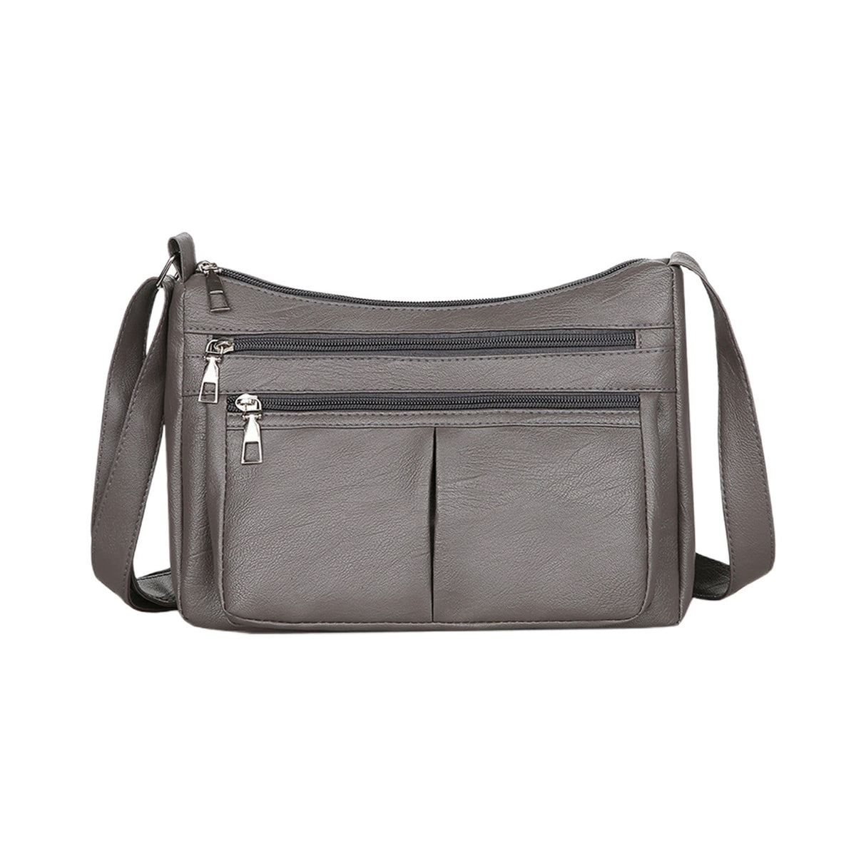 Purses for Women Soft PU Leather Shoulder Bag Ladies Crossbody Purse and handbags Lightweight Pocketbook Gray
