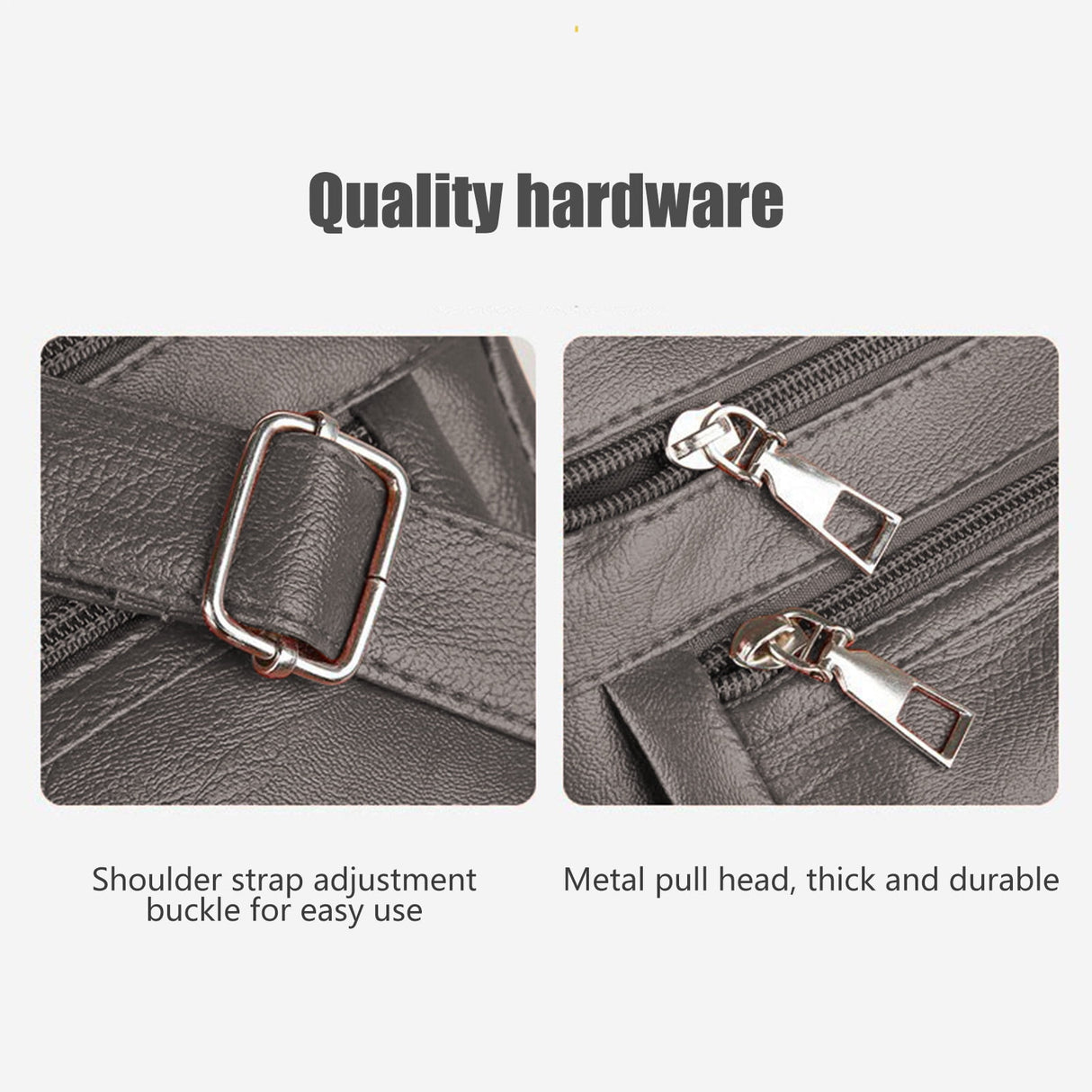 Purses for Women Soft PU Leather Shoulder Bag Ladies Crossbody Purse and handbags Lightweight Pocketbook Gray