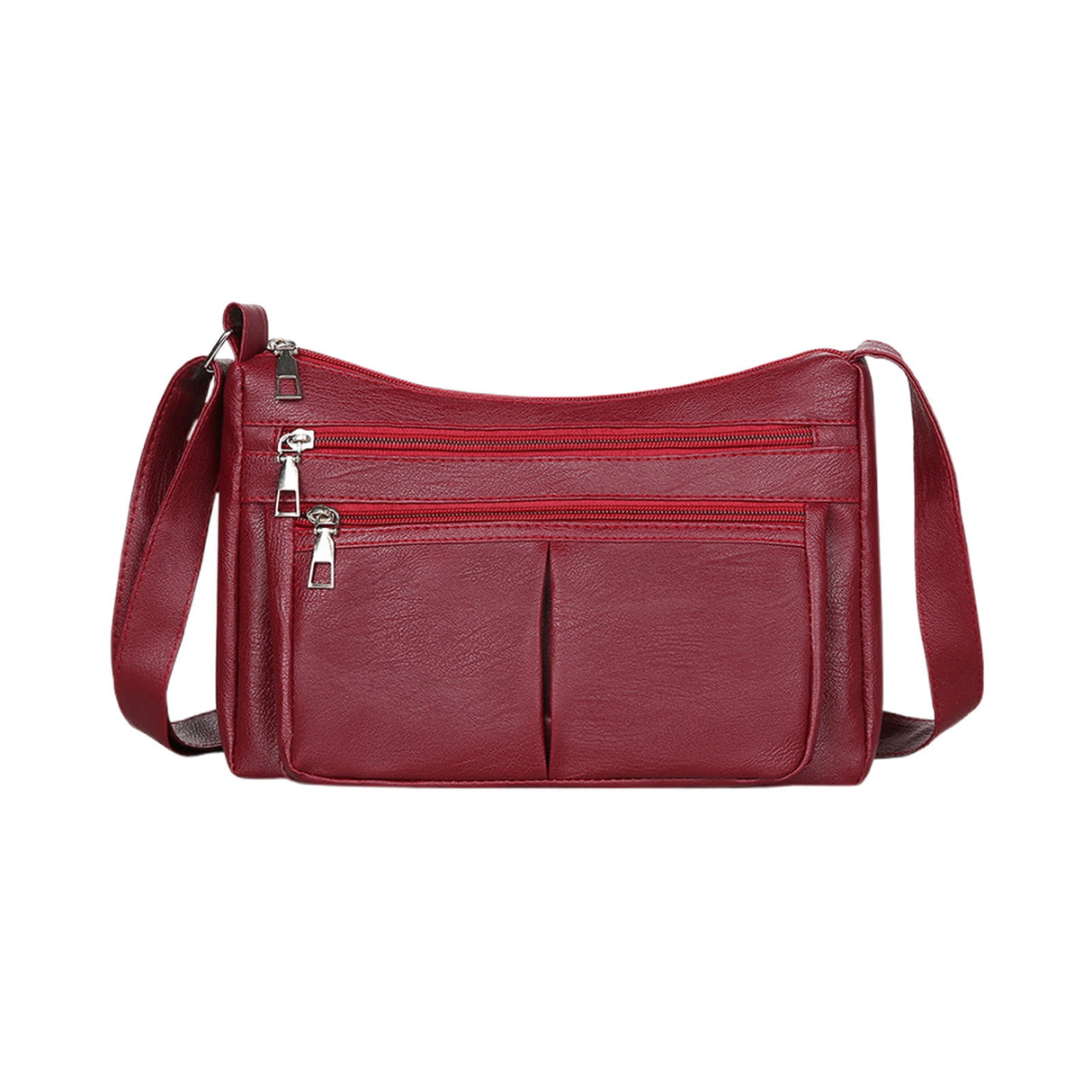 Purses for Women Soft PU Leather Shoulder Bag Ladies Crossbody Purse and handbags Lightweight Pocketbook Red