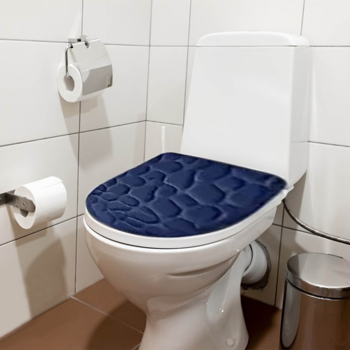 Bathroom Rugs Sets 4 Piece, Non Slip Memory Foam Bathroom Rugs, Machine Wash Bathroom Mat Set, Water Absorbent Bath Rug Set for Tub, Toilet and Floor 40*50cmU/15.7*19.7in 50*80cm/19.7*31.5in 50*100cm/19.7*39.3in lid38*40cm/14.9*15.7in J