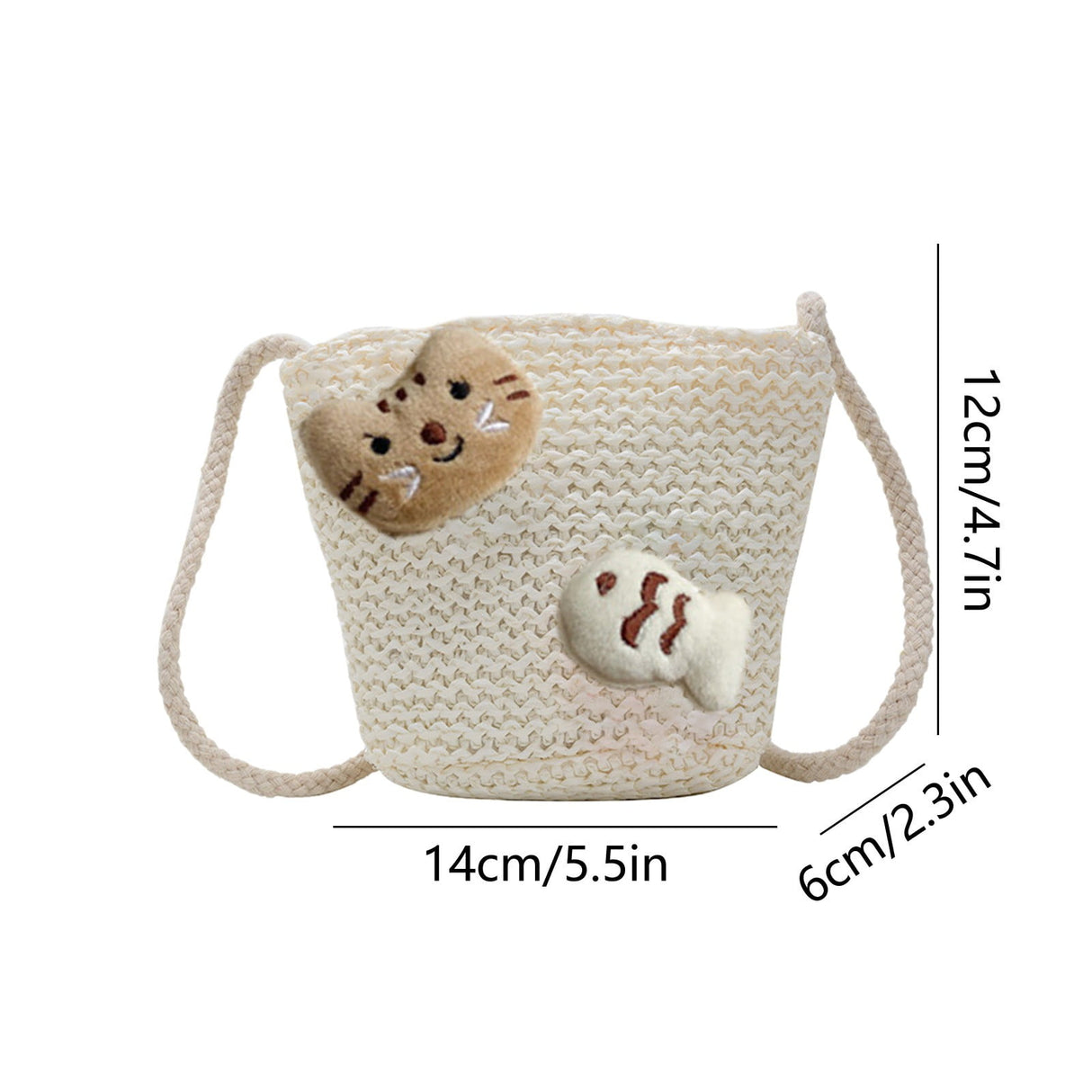 Girls Knitting Bag Straw Handbags for Summer Crossbody Bag Kids Wallet Girls Purse Straw Bag Beach Bag Beach Tote Bag Little Girl Cross Body Purses Summer Beach Bag D