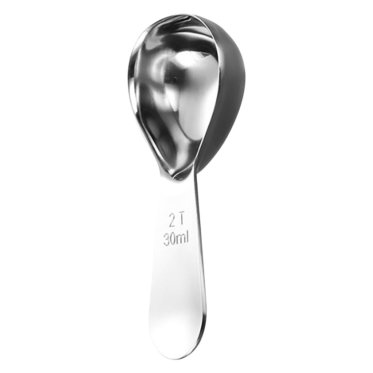 Coffee Scoop Stainless Steel Coffee Measuring Spoon Tablespoon Coffee Scoop Short Handle Measuring Spoon for Ground Coffee Tea Sugar Flour Coffee Scoop (30ml) A