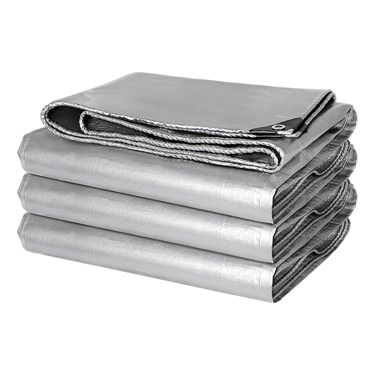 Heavy Duty Tarp Cover, Thick Tarps Waterproof Tear and Rip Proof UV Resistant Tarpaulin with Reinforced Grommets and Edges E