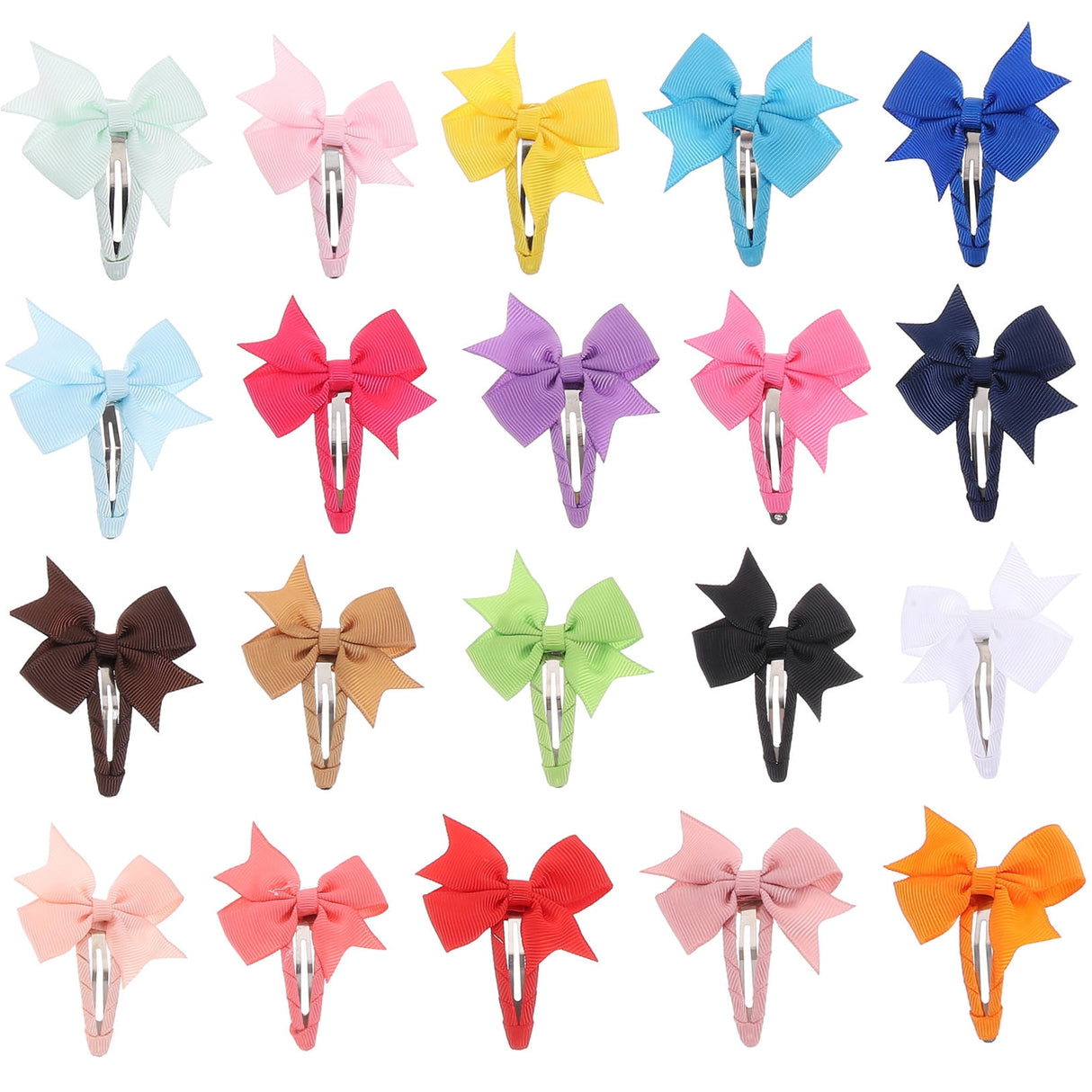 Decorative Hair Clip Girls 20Pcs 2.8X2.2In