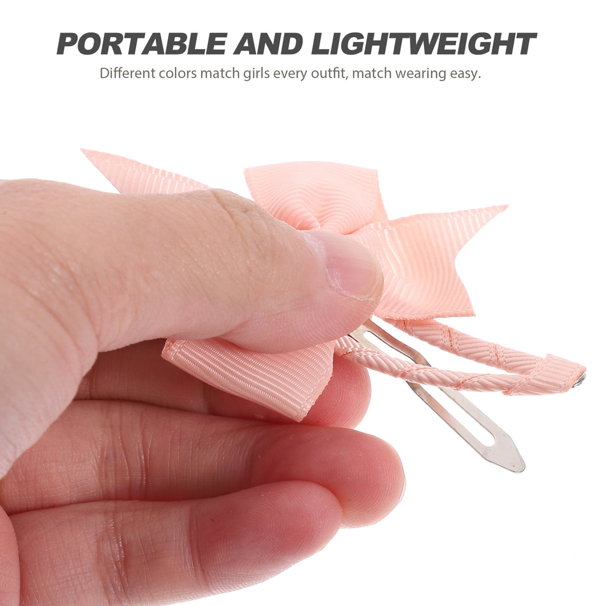 Decorative Hair Clip Girls 20Pcs 2.8X2.2In