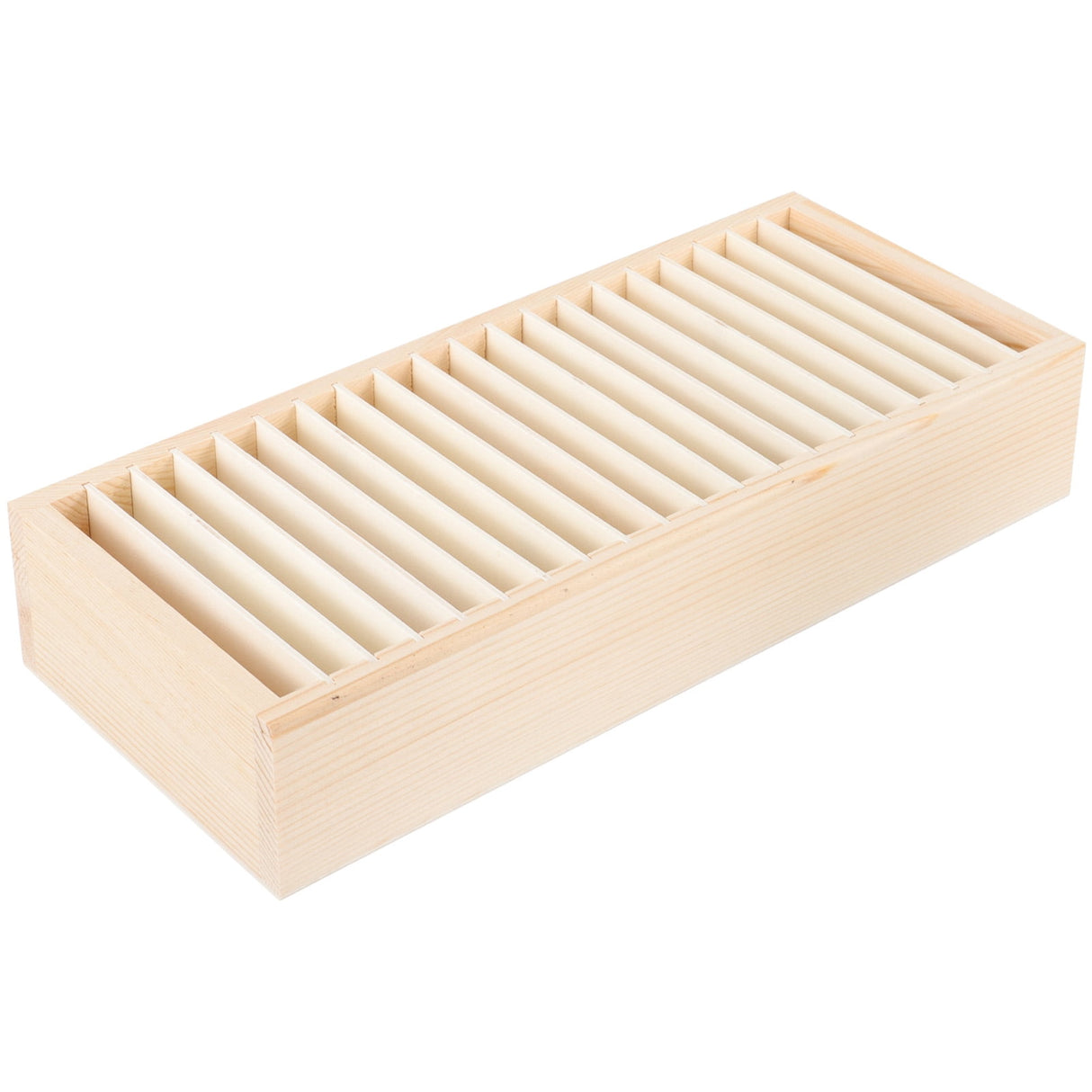 Gift Ribbon Storage Holder Wooden Box Flower Wrapping Ribbon Holder Organizer