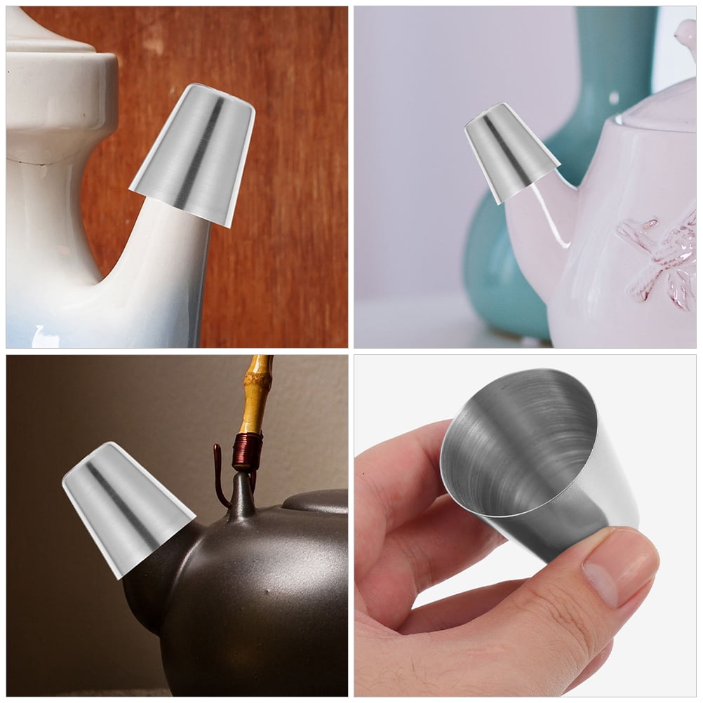 2-Pack Kettle Teapot Spout Lids 4x3.7x3.7 cm Replacement Parts for Tea Pots and Kettles