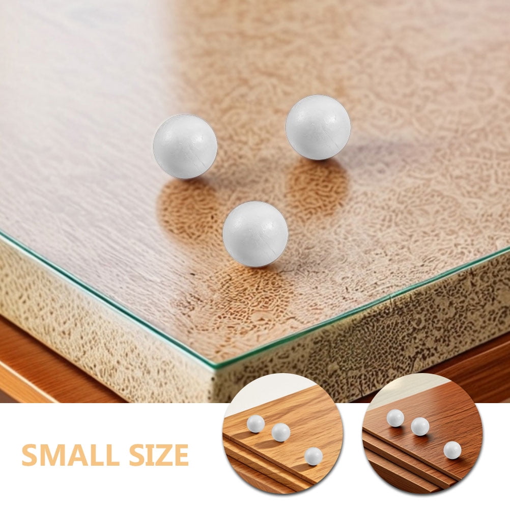 50Pcs Craft Foam Ball 3In White Sphere for Diy Crafting and Painting Home Decoration