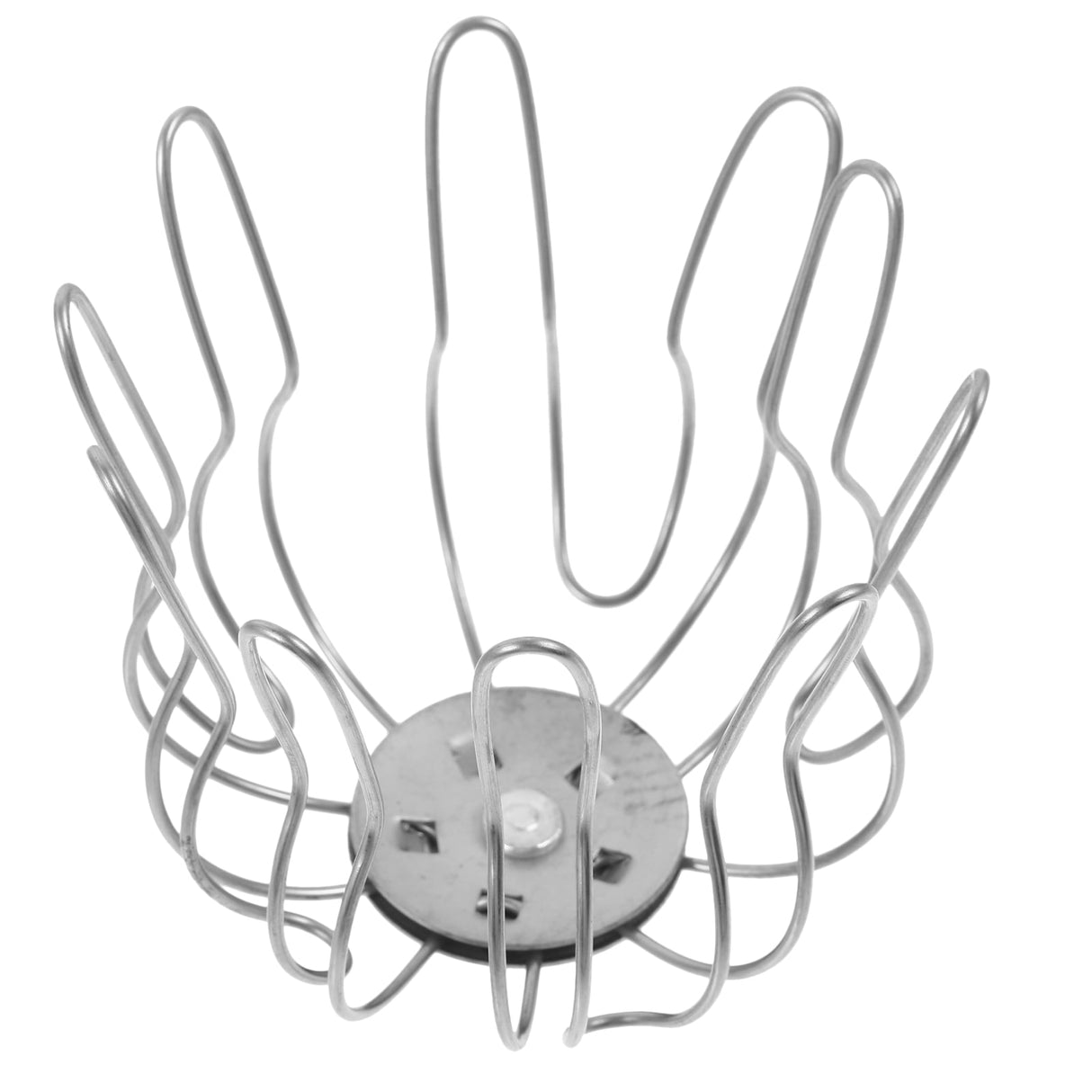 Outdoor Drain Leaf Guard Stainless Steel Silver 1Set 3.93X3.93X3.34In