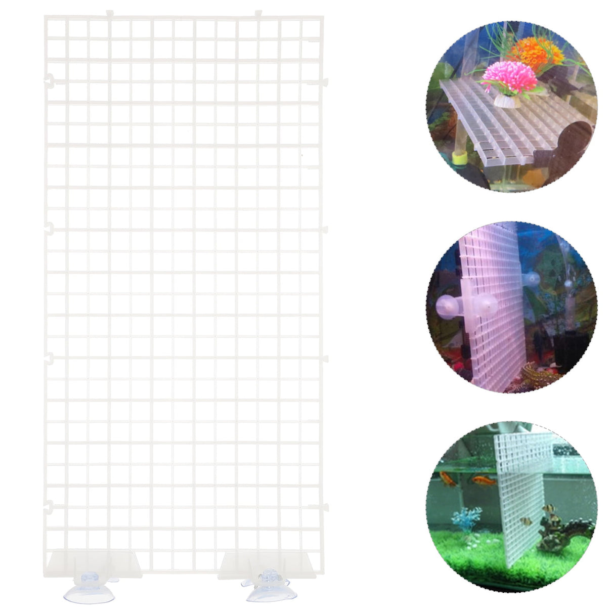 Plastic Grid 1 Set Fish Tank Trays 75 Gallon Aquarium Lid Divider Partition Plate Splitter Egg Crates Water Tank Supplies