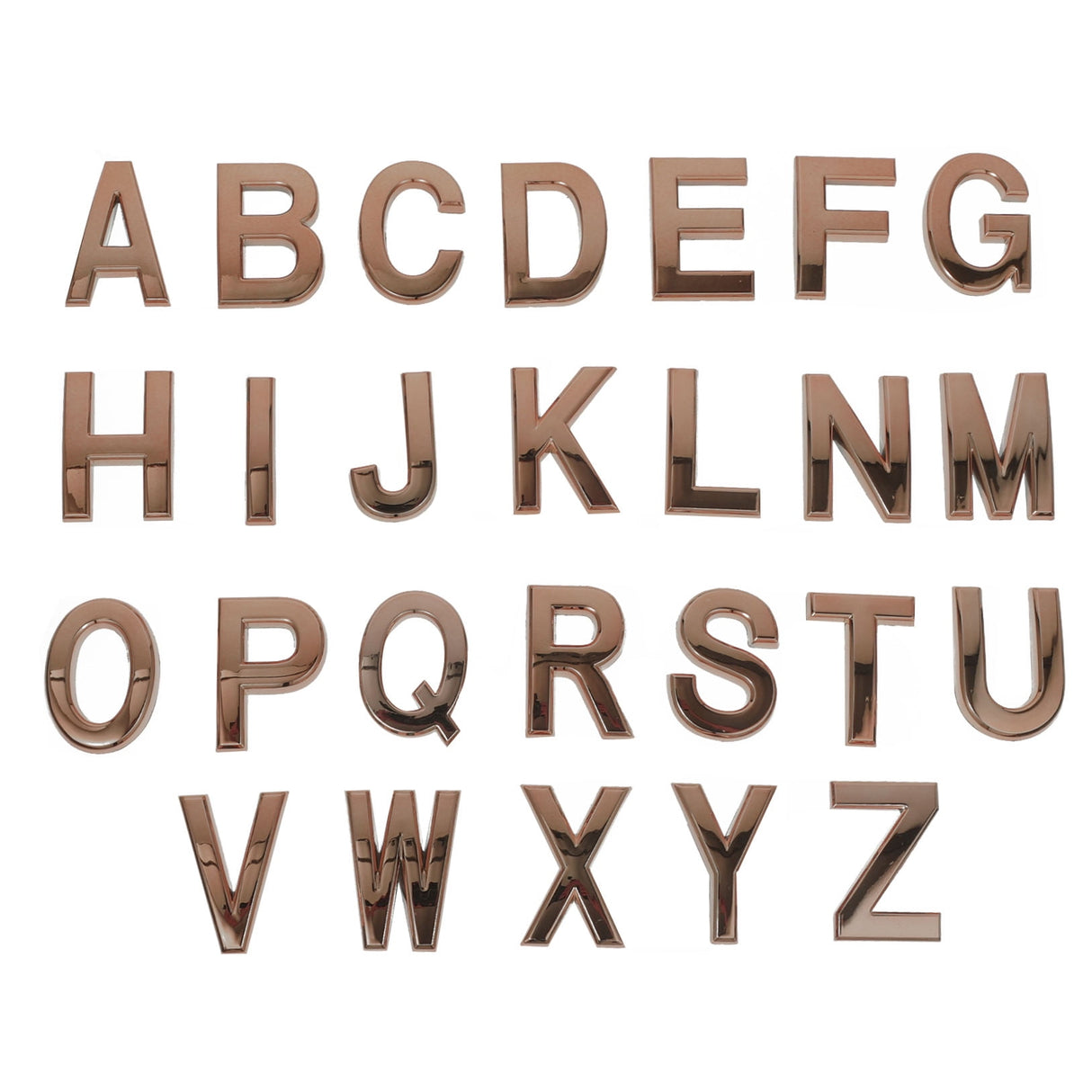 26Pcs ABS Alphabet Letters For Outside Initials For Decor House Owners