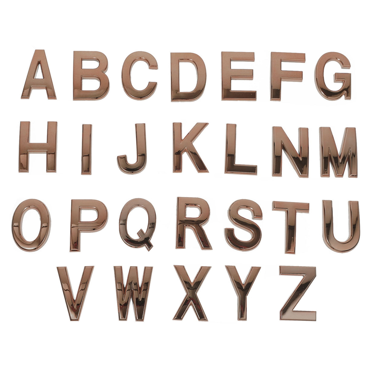 26Pcs ABS Alphabet Letters For Outside Initials For Decor House Owners