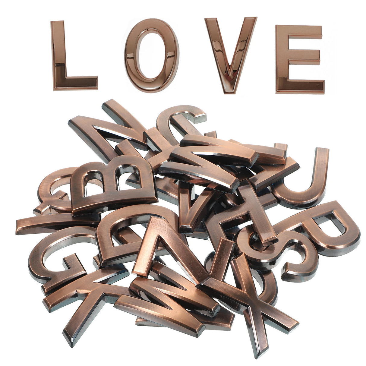 26Pcs ABS Alphabet Letters For Outside Initials For Decor House Owners