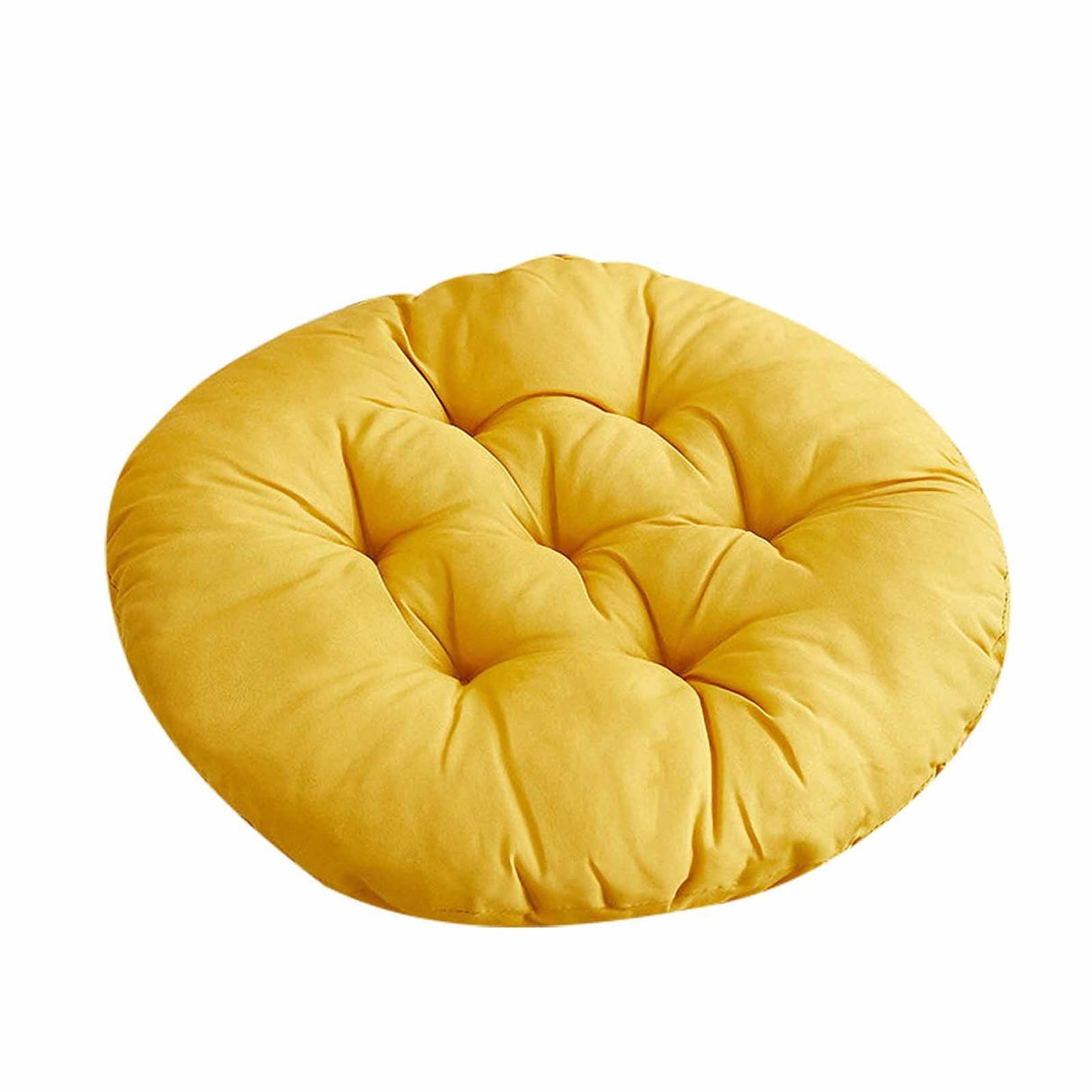 Round Seat Cushion Chair Pads for Kitchen Dining Chairs, Soft Comfort Chair Mat Pillow Cushions for Office Desk Living Room 16 Brown