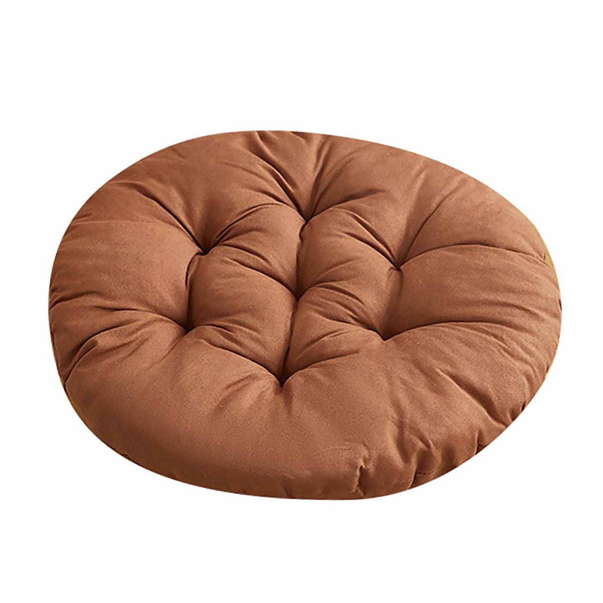 Round Seat Cushion Chair Pads for Kitchen Dining Chairs, Soft Comfort Chair Mat Pillow Cushions for Office Desk Living Room 16 Coffee