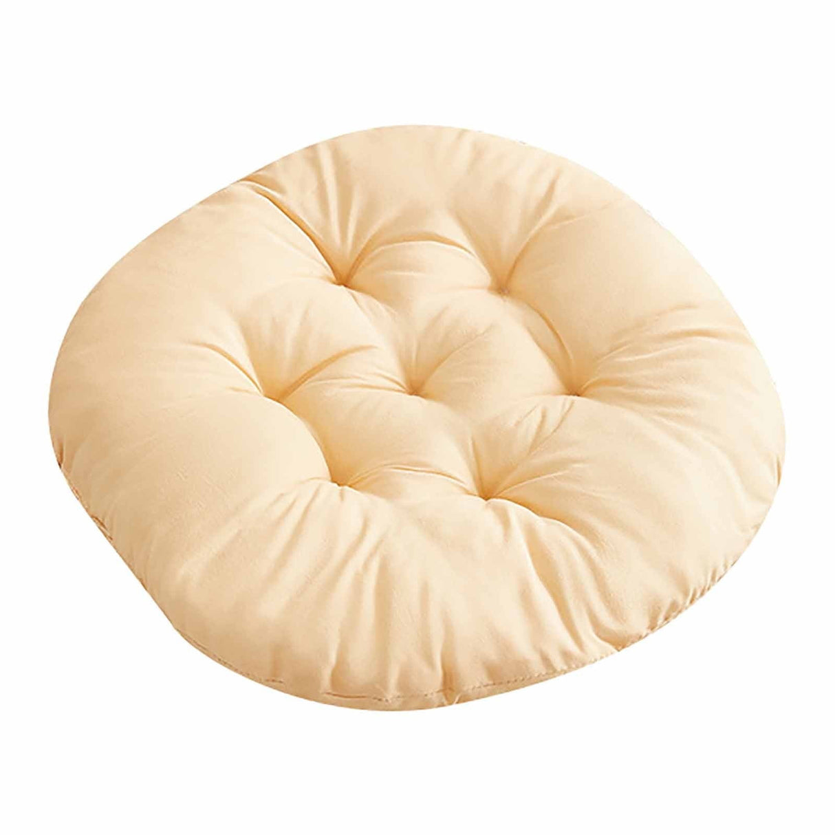Round Seat Cushion Chair Pads for Kitchen Dining Chairs, Soft Comfort Chair Mat Pillow Cushions for Office Desk Living Room 16 Yellow