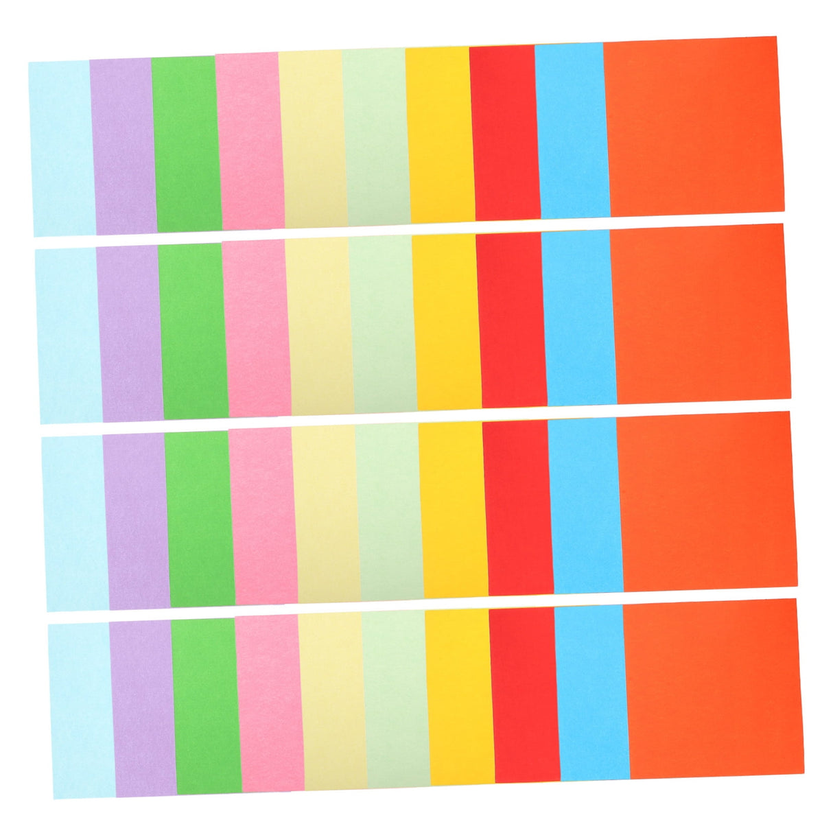 100 Sheets Multicolor Origami Paper 20x20 cm for Kids, Office Crafts, Art Projects and Fun Activities