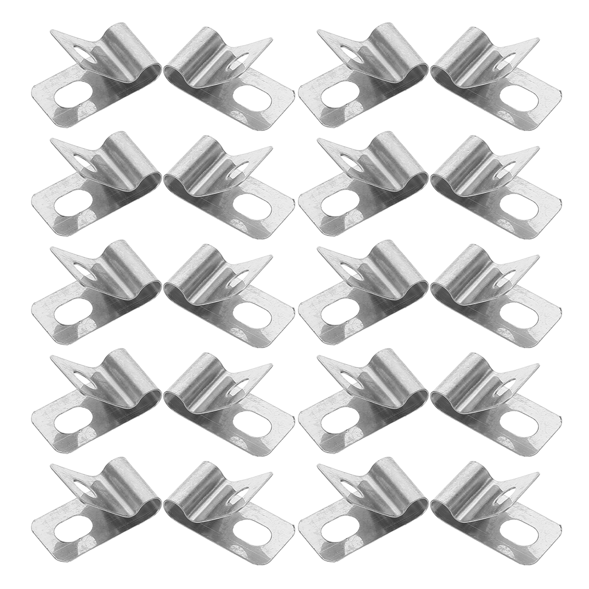 100Pcs Stainless Steel Metal Wire Fence Clips for Quick and Easy Installation Fixing Accessories