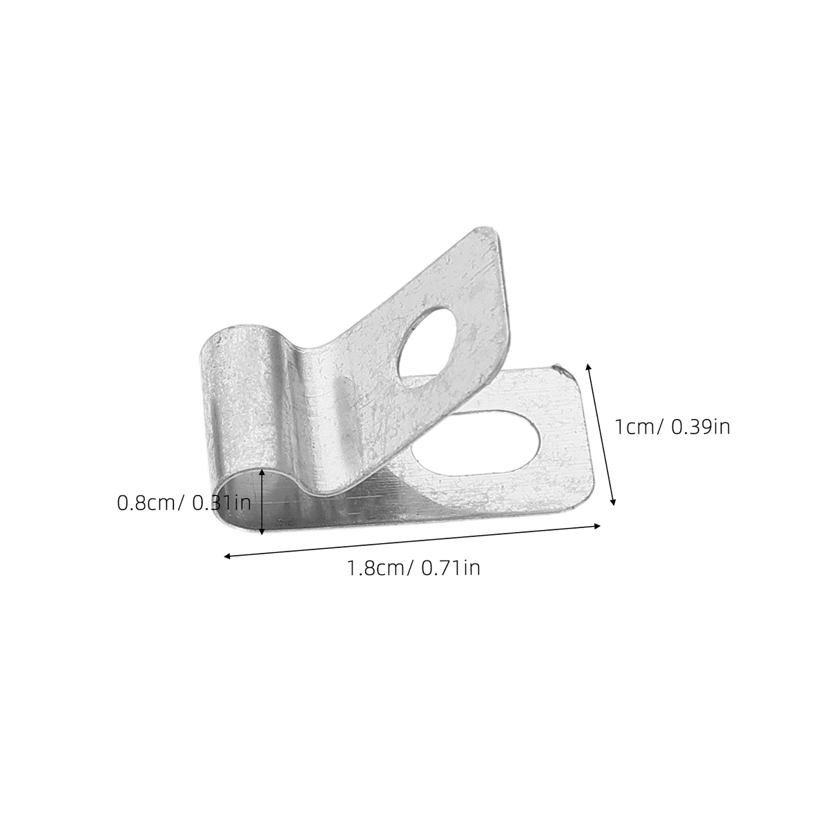 100Pcs Stainless Steel Metal Wire Fence Clips for Quick and Easy Installation Fixing Accessories