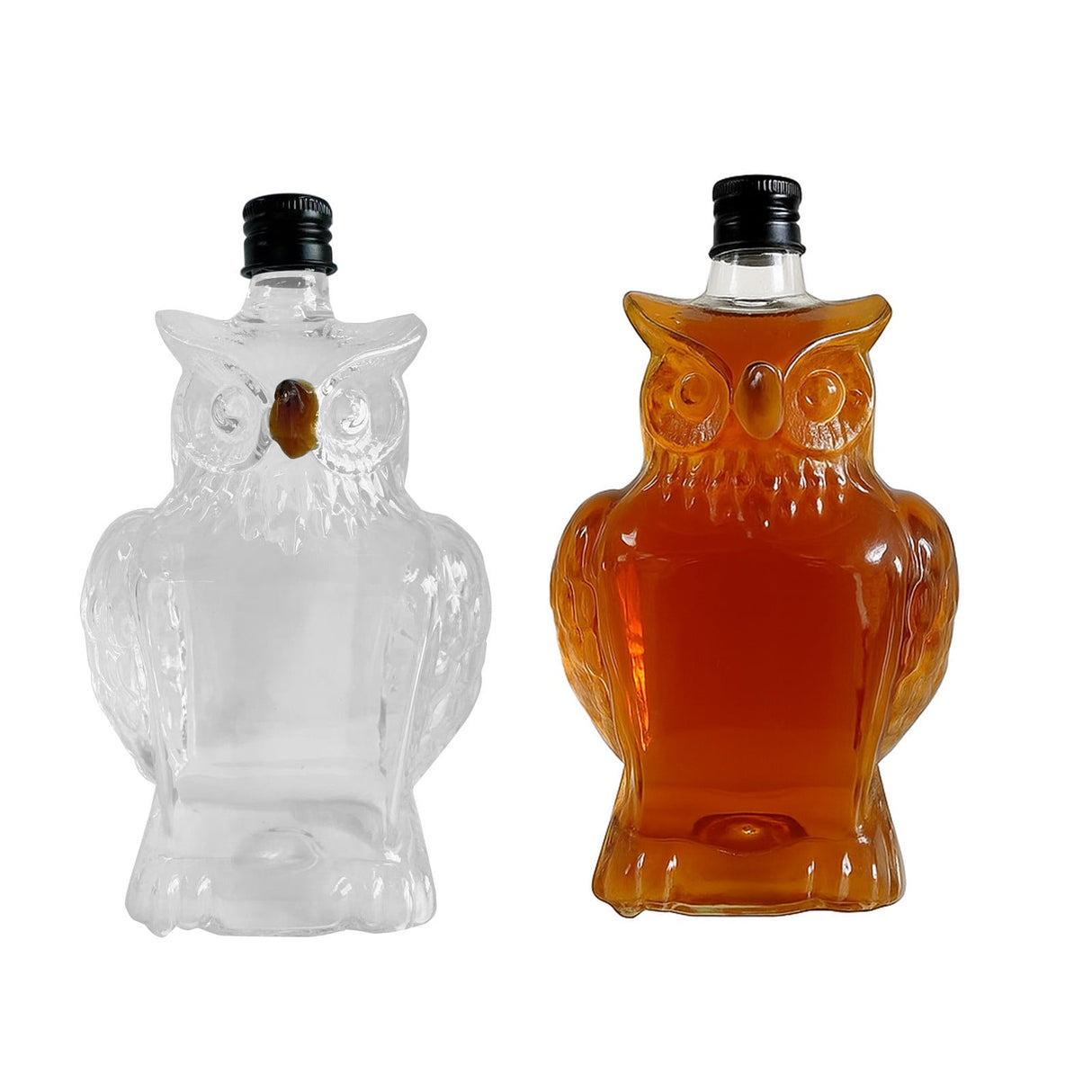 Wolf Whiskey Bottle, Funny Wolf Whiskey Bottle, 3D Wolf Shape Glass, Wine Decanter for Men Dad, Home Bar Dachshund Lover Decor F