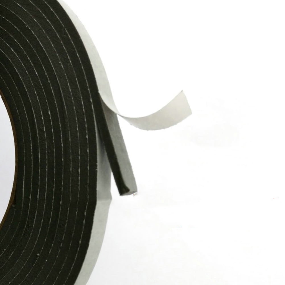 Strong Double-Sided Removable Adhesive Tape Black Plastic for Home Use and Projects