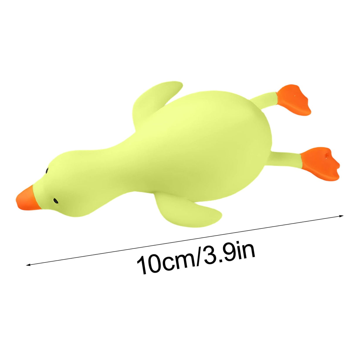 Squeeze Glitter Ducks Fidget Toys Pack Stress Relief Sensory Toys for Kids Adults Anxiety Relief Squeeze Toys (Random, 1pc) O