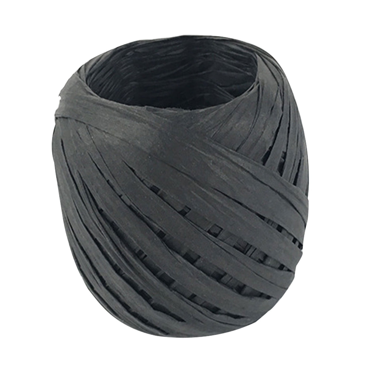 Raffia Ribbon, 787 inches Raffia Ribbon for Gift Wrapping, Raffia Yarn for Crocheting, Raffia Paper Ribbons for Craft, Packing Paper Twine Ribbon 1/5 Inch Width Black