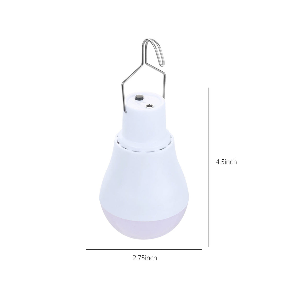 Kdkad Solar Lamp Portable LED Light Bulb, Solar Panel, Powered Rechargeable Lantern Lights Lamps for Pet House Shed Barn Indoor Outdoor Emergency Hiking Tent Reading CamNight Light