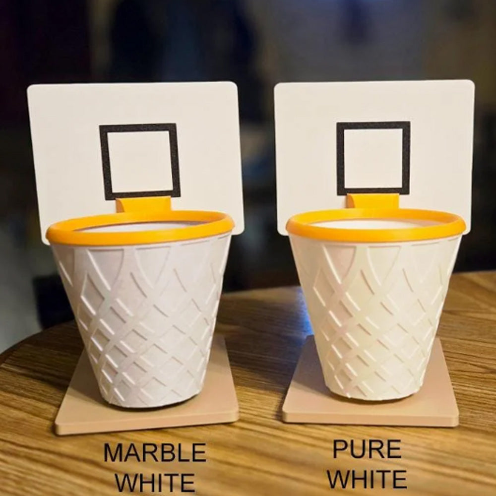 Large Basketball Net Pencil Holder with Backboard