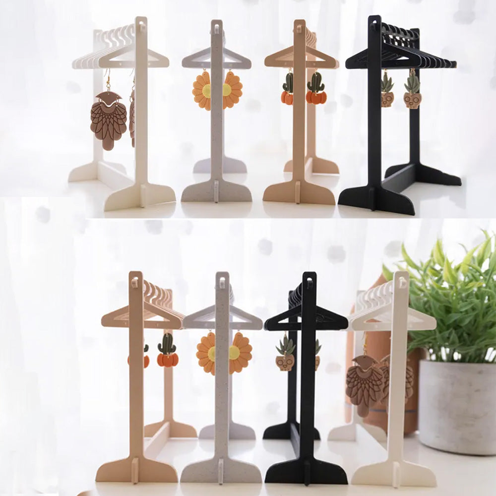 Earring Holder,Earring Display, Earring Hanger, , Jewelry Display Jewelry hanger Multiple style hangers available, clothing rack for earrings(brown)