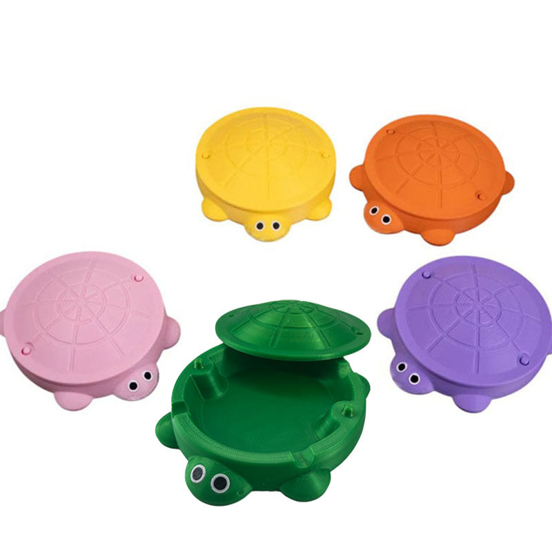 Mini Turtle Sandbox Desk Toy with Small Tools, Mini Zen Garden Fidget Stress Relief Toys for Adults and Kids, Desktop Decor Accessories for Home and Office