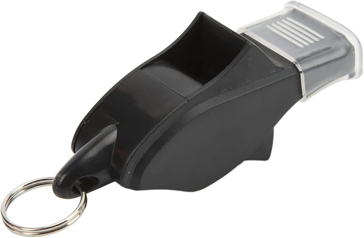 100 Pack Pea-less Plastic Whistles with Lanyards, Loud Crisp Sound Sports Whistle for Coaches, Referees & Officials, Durable Lightweight Outdoor Training Equipment