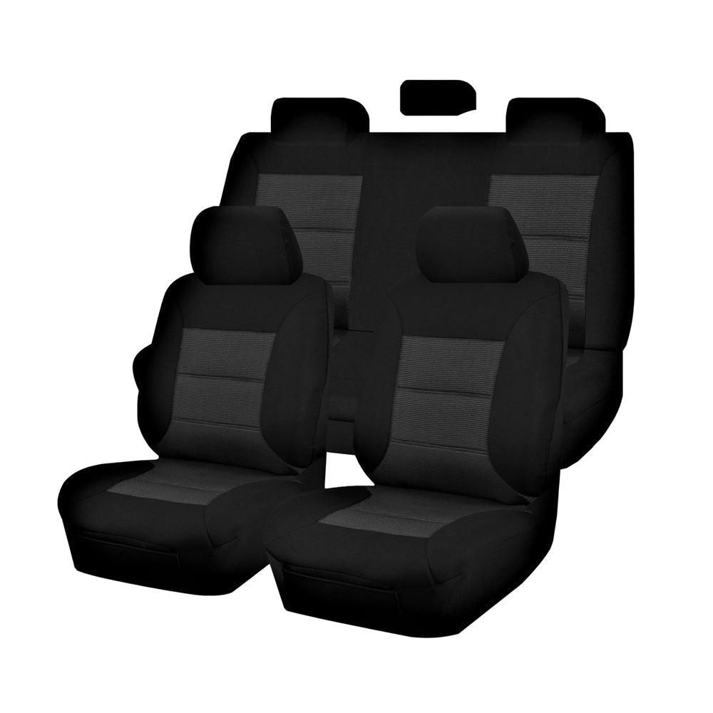 Custom-Fit Jacquard Seat Covers for Toyota Tacoma Dual Cab (2005-2016)