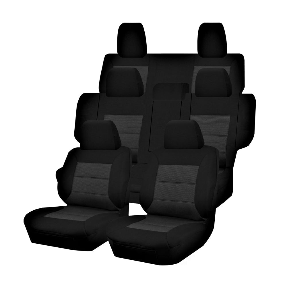 Custom Fit Jacquard Seat Covers for Mitsubishi Montero NS-NT-NW-NX Series (2006-2022) - 7-Seater