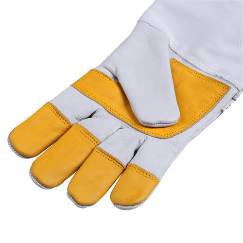 Beekeeping Bee Gloves Cow Hide Ventilated Heavy Duty Gloves S